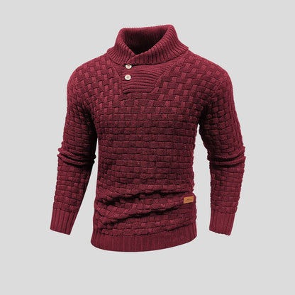 Herren-Thermo-Strickpullover in bequemer Passform
