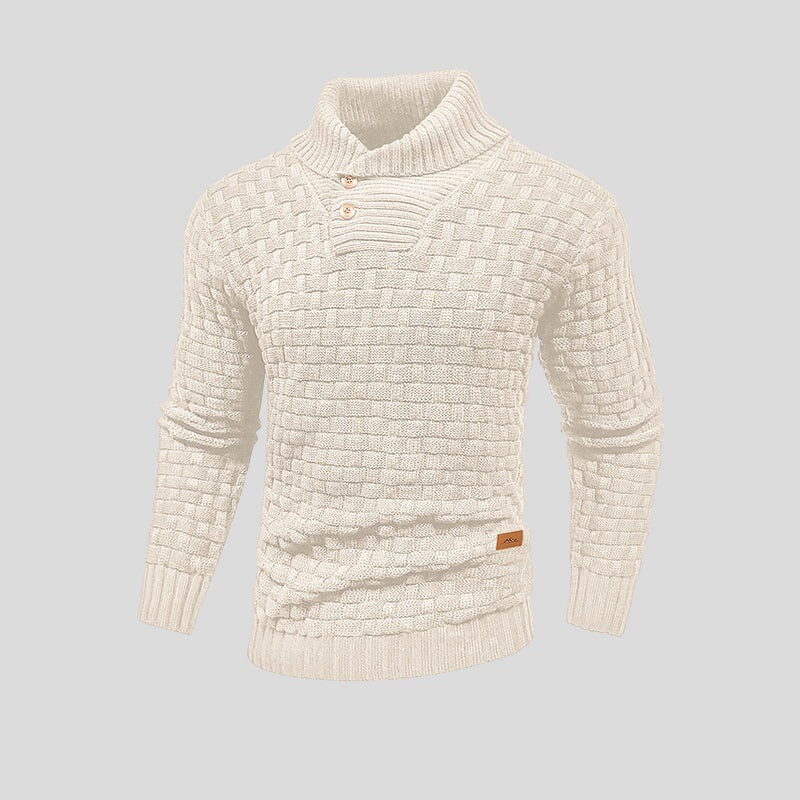 Herren-Thermo-Strickpullover in bequemer Passform