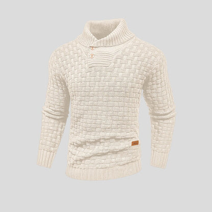 Herren-Thermo-Strickpullover in bequemer Passform