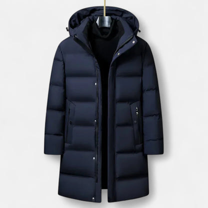 Warmer und eleganter Winterparka für Herren mit Daunenfüllung