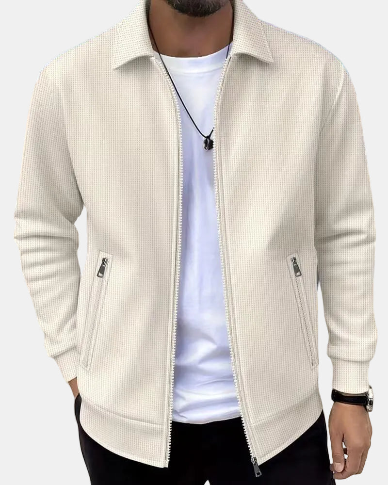 Veste homme texture athlétique confort léger