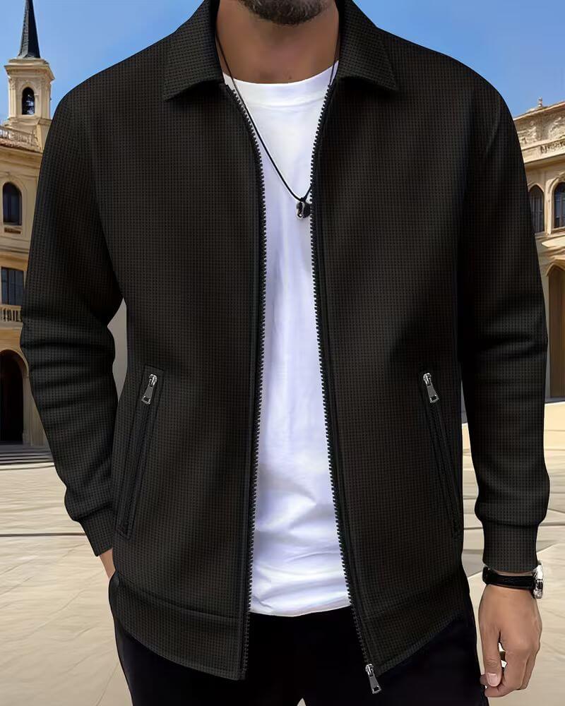 Veste homme texture athlétique confort léger