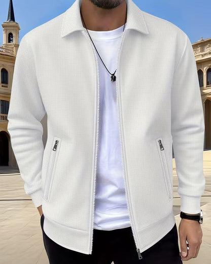 Veste homme texture athlétique confort léger