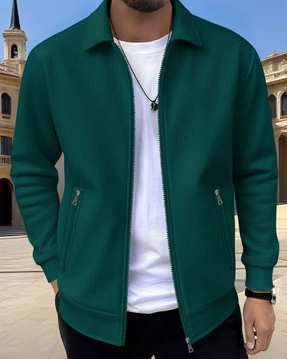 Veste homme texture athlétique confort léger