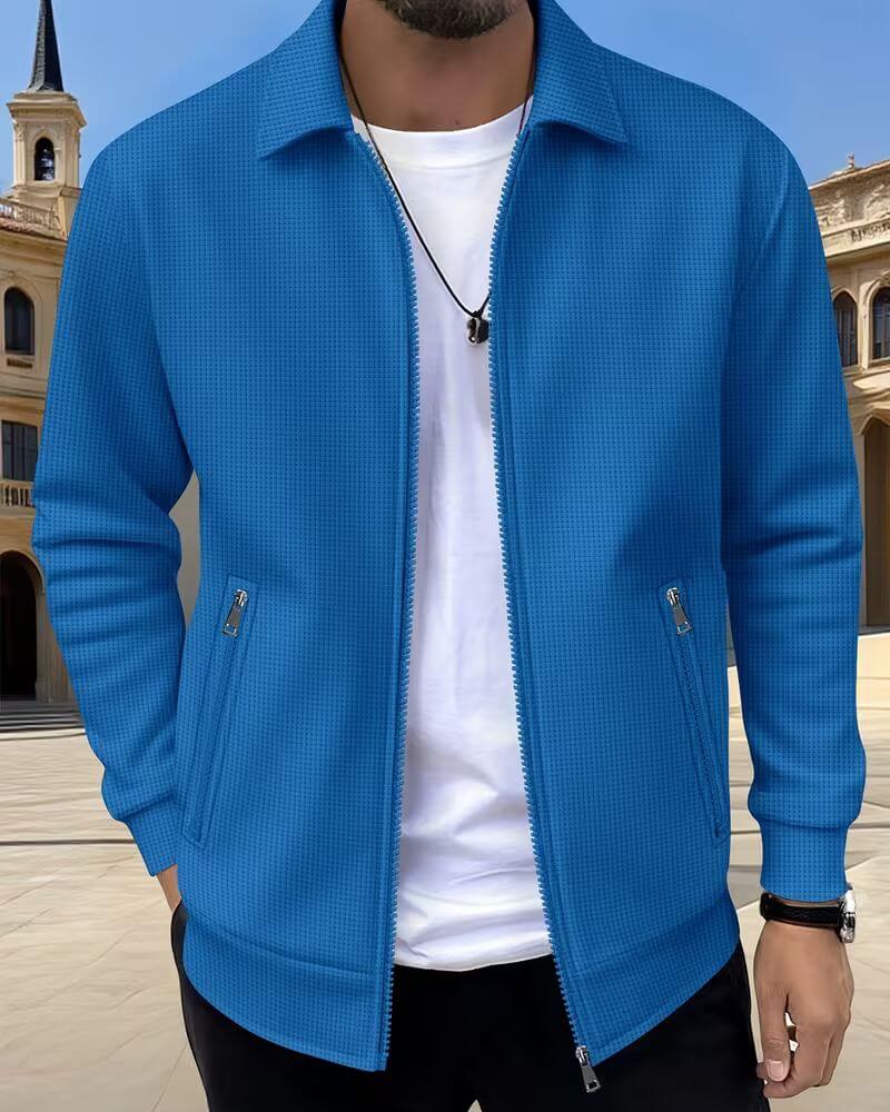 Veste homme texture athlétique confort léger