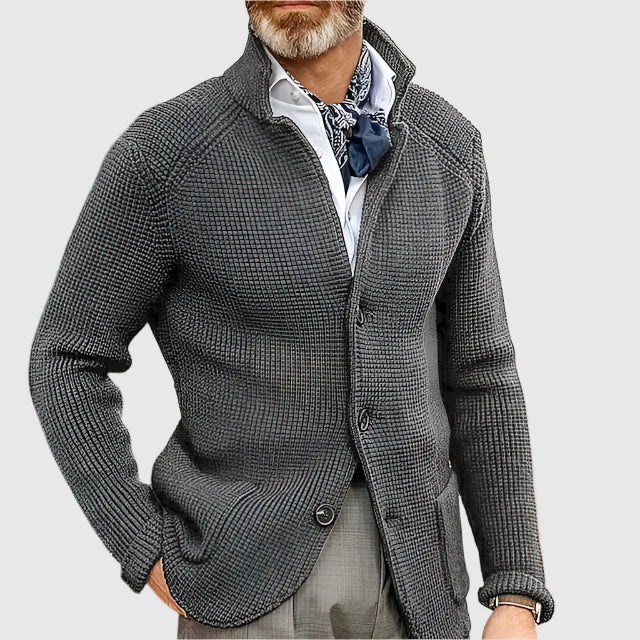 Herrenstrickjacke dicht gewebt elegant Büro Abend