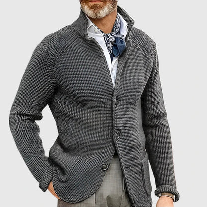 Herrenstrickjacke dicht gewebt elegant Büro Abend