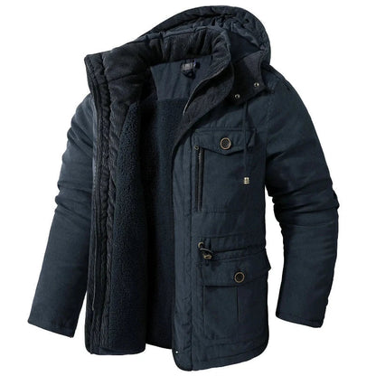 Veste d'hiver homme imperméable, coupe-vent et thermique