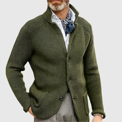 Herrenstrickjacke dicht gewebt elegant Büro Abend