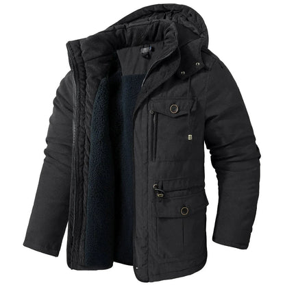 Veste d'hiver homme imperméable, coupe-vent et thermique