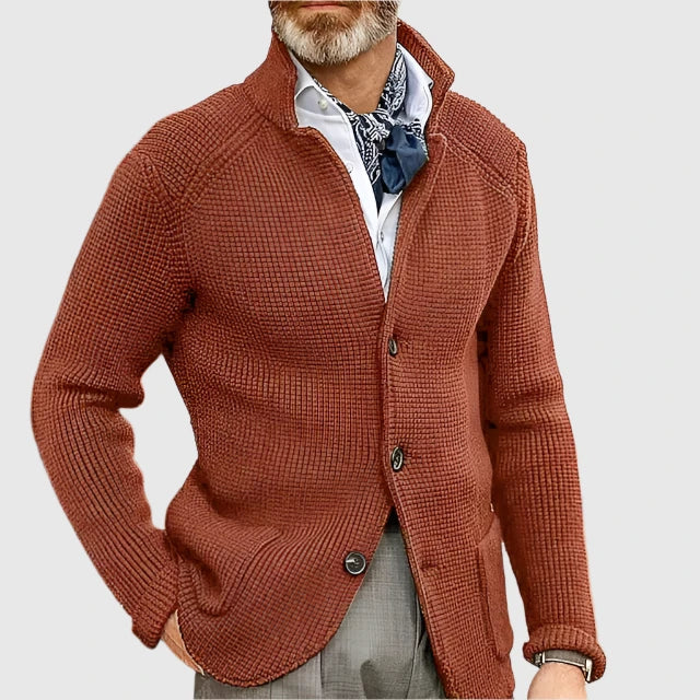 Herrenstrickjacke dicht gewebt elegant Büro Abend