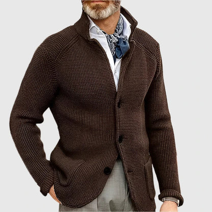 Herrenstrickjacke dicht gewebt elegant Büro Abend