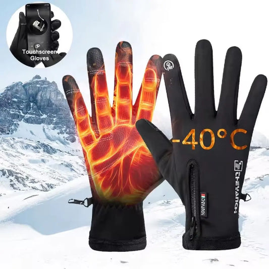 Gants hiver imperméables tactiles pour sport et quotidien