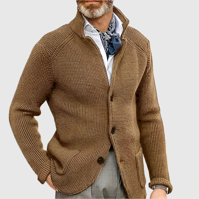 Herrenstrickjacke dicht gewebt elegant Büro Abend