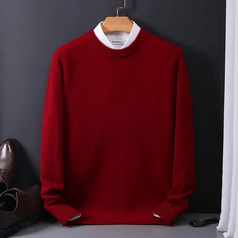Weicher Strickpullover für Herren für Herbst und Winter