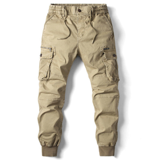 Pantalon cargo homme coton résistant slim-fit tactique