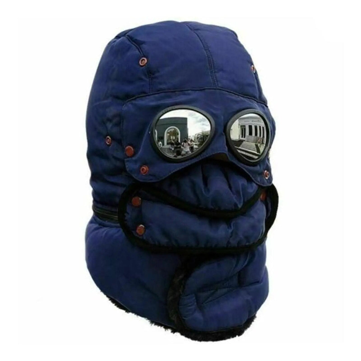 Bonnet cagoule thermique coupe-vent protection visage