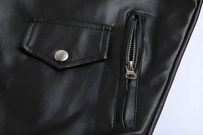 Elegante und langlebige Biker-Lederjacke für Herren