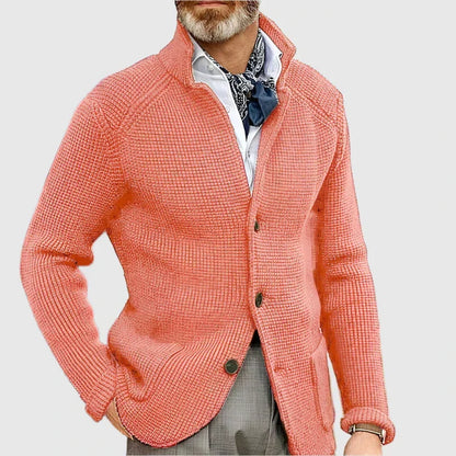 Herrenstrickjacke dicht gewebt elegant Büro Abend