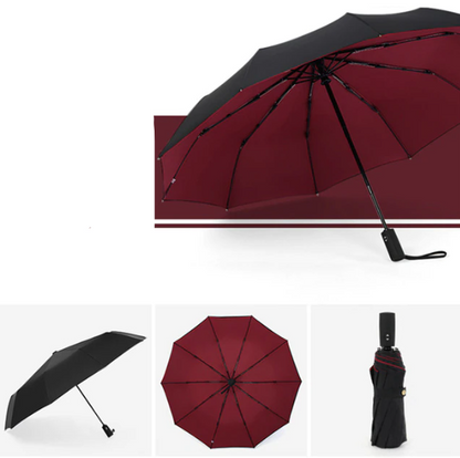 Parapluie automatique résistant au vent anti-UV portable