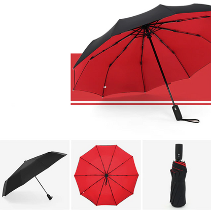Parapluie automatique résistant au vent anti-UV portable