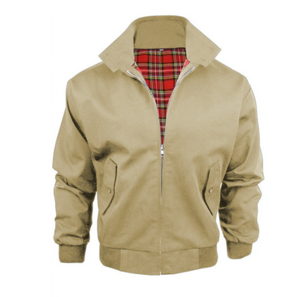 Blouson homme Harrington classique coupe droite