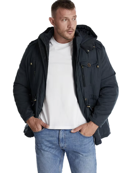 Veste d'hiver homme imperméable, coupe-vent et thermique