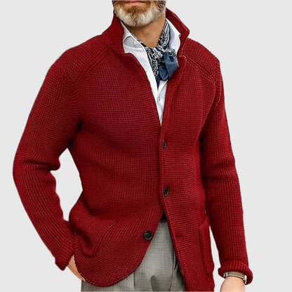 Herrenstrickjacke dicht gewebt elegant Büro Abend