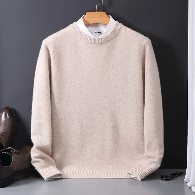 Weicher Strickpullover für Herren für Herbst und Winter