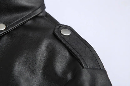 Elegante und langlebige Biker-Lederjacke für Herren