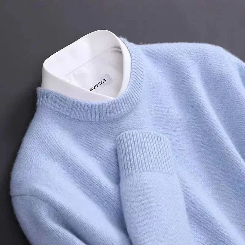 Weicher Strickpullover für Herren für Herbst und Winter
