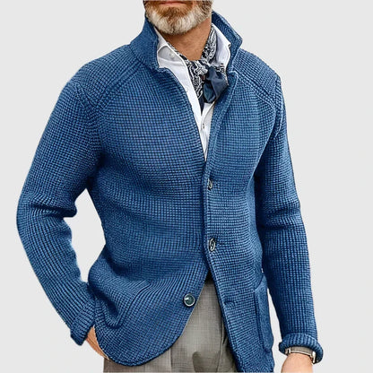 Herrenstrickjacke dicht gewebt elegant Büro Abend