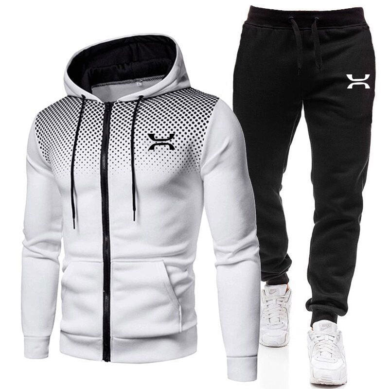 Survêtement homme confort décontracté ensemble 2 pièces
