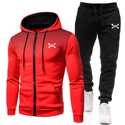 Survêtement homme confort décontracté ensemble 2 pièces
