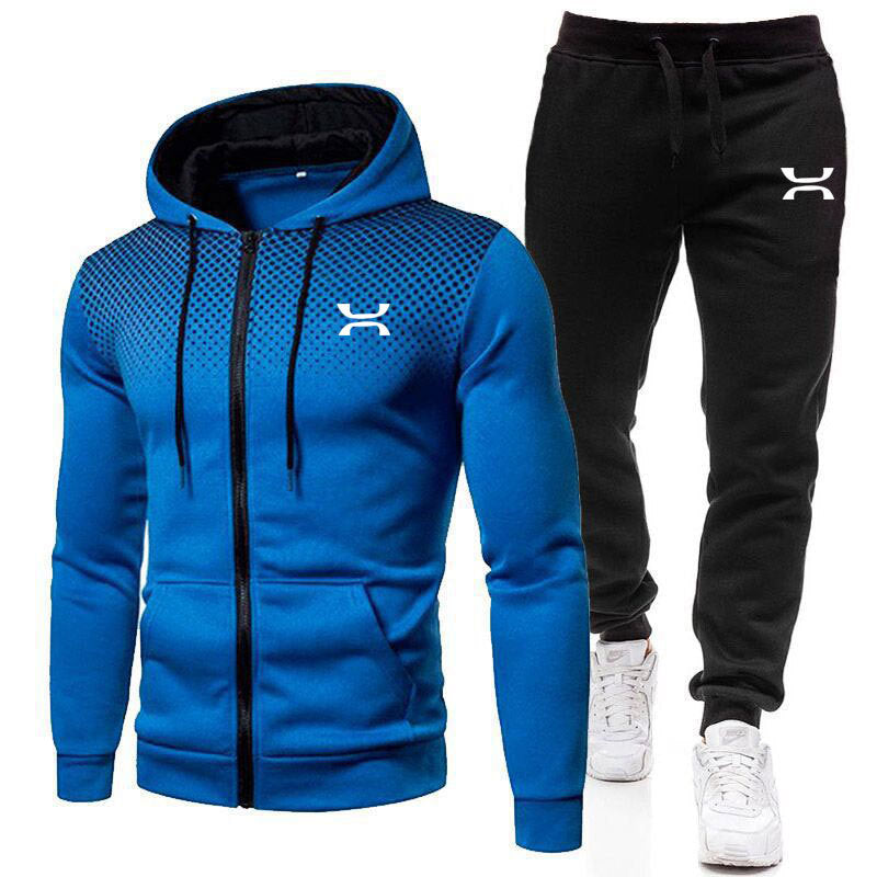 Survêtement homme confort décontracté ensemble 2 pièces