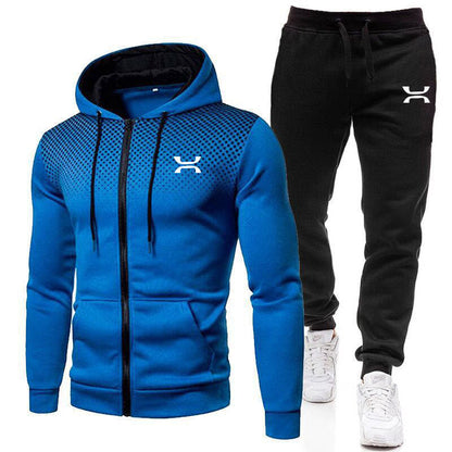 Survêtement homme confort décontracté ensemble 2 pièces