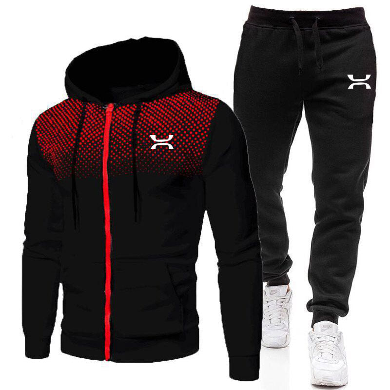 Survêtement homme confort décontracté ensemble 2 pièces