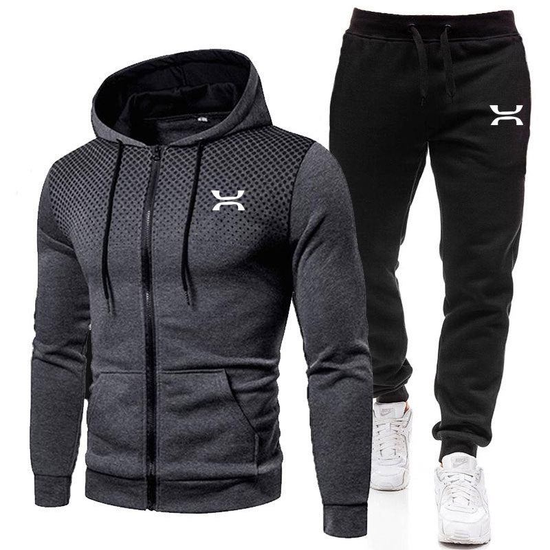 Survêtement homme confort décontracté ensemble 2 pièces