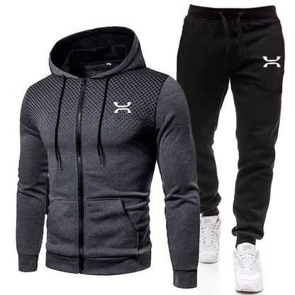 Survêtement homme confort décontracté ensemble 2 pièces