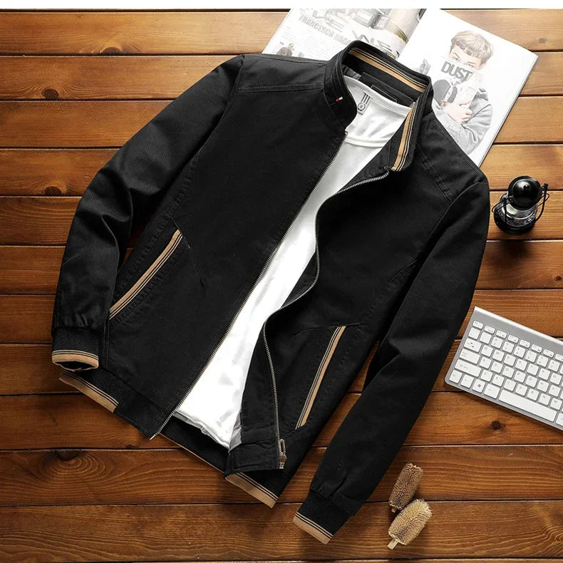Blouson bomber homme léger coupe-vent printemps automne