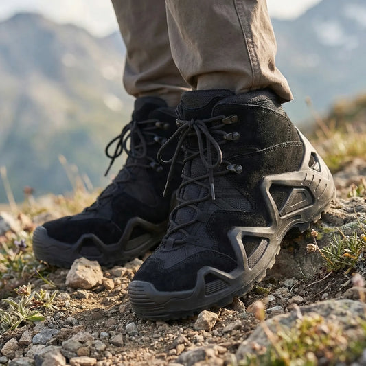 Bottes tactiques homme semelle adhérente haute résistance