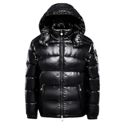 Veste homme matelassée chaude brillante hiver