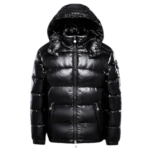 Veste homme matelassée chaude brillante hiver