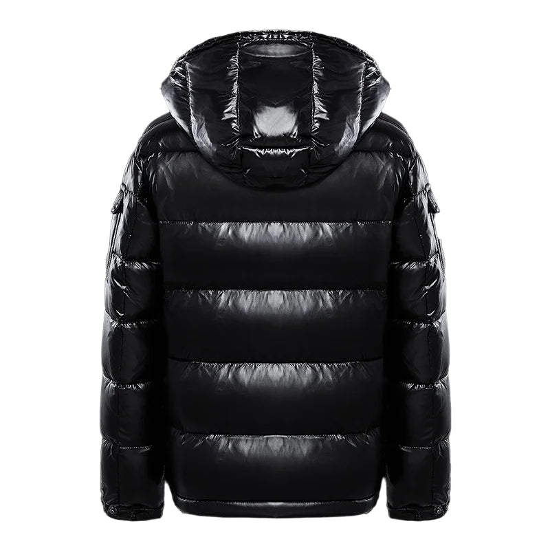 Veste homme matelassée chaude brillante hiver