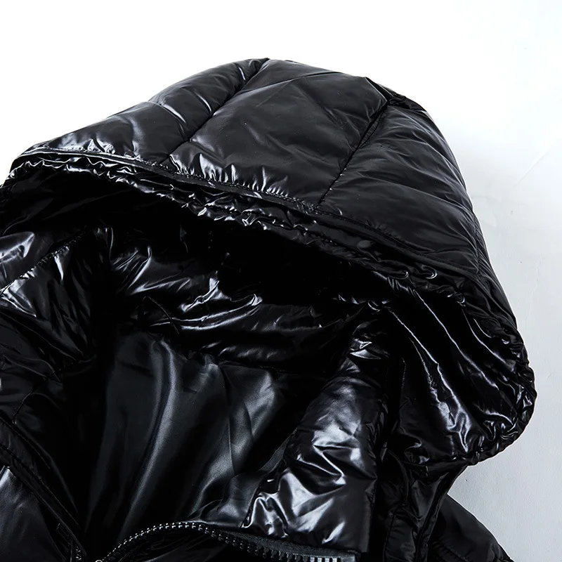 Veste homme matelassée chaude brillante hiver