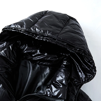 Veste homme matelassée chaude brillante hiver