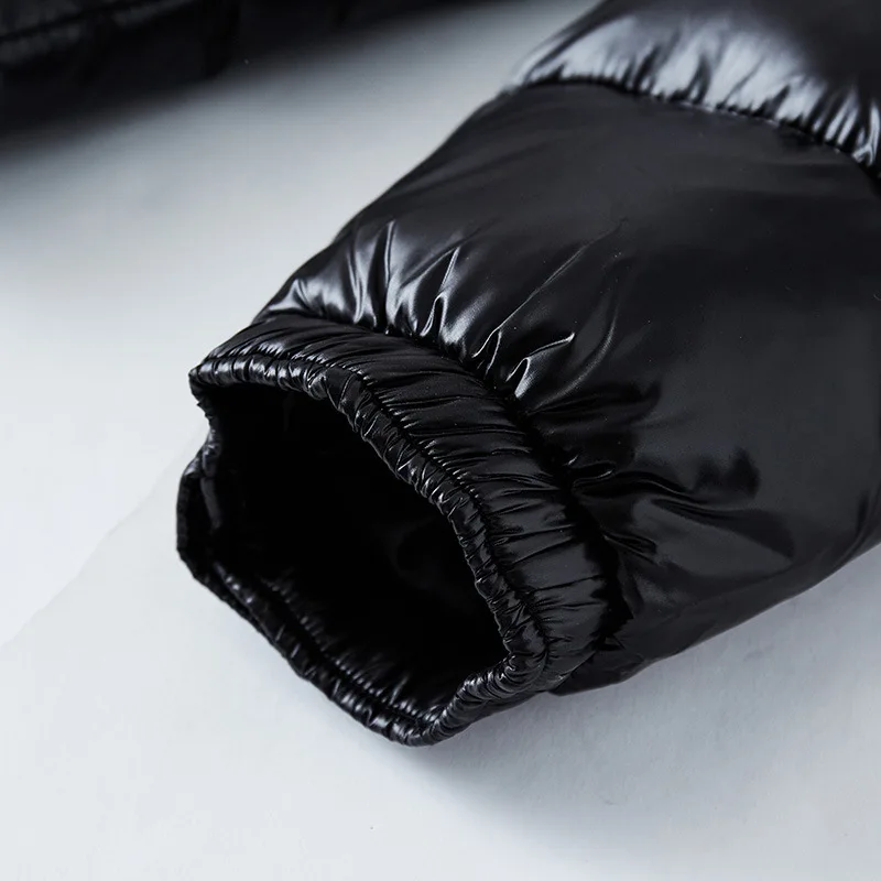 Veste homme matelassée chaude brillante hiver
