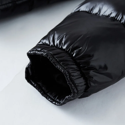 Veste homme matelassée chaude brillante hiver