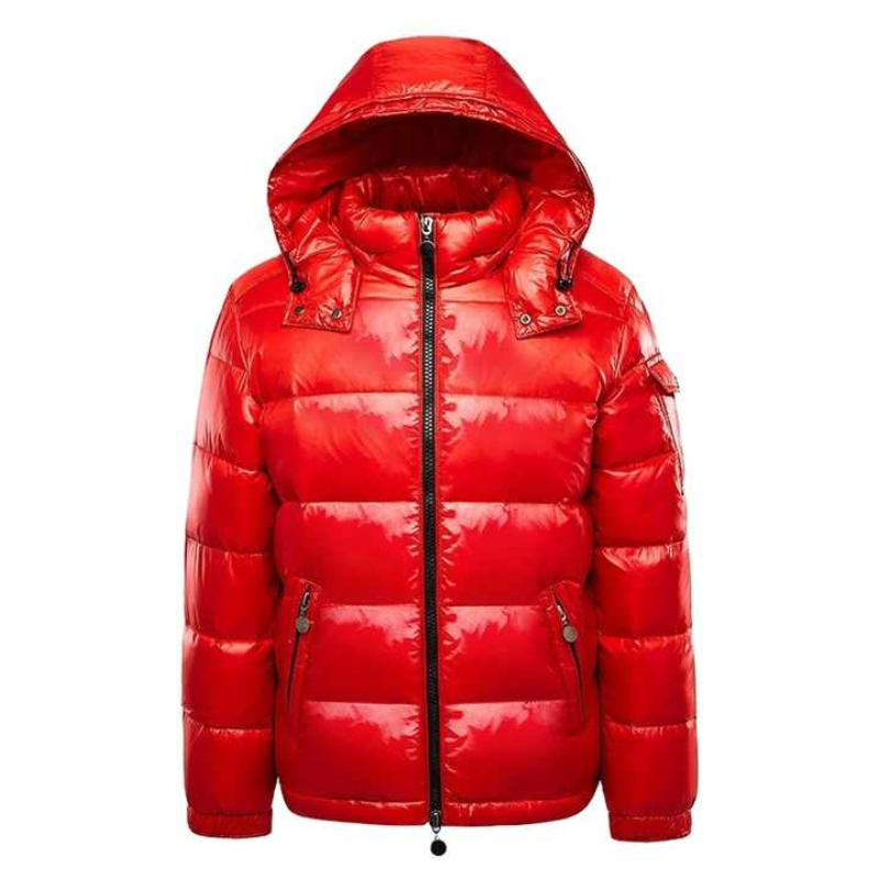Veste homme matelassée chaude brillante hiver