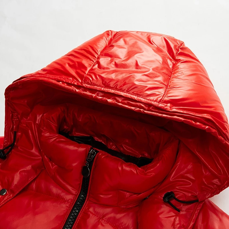 Veste homme matelassée chaude brillante hiver